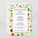 Search for cooking bridal shower invitations Modern