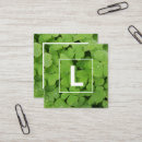 Search for clover business cards Garden