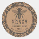 Search for honey bee product labels Vintage