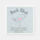 Search for book club napkins Bibliophile