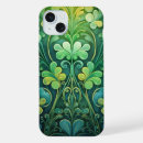 Search for irish shamrocks iphone cases Green