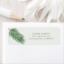 Search for holly and pine return address labels Greenery