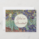 Search for iris garden invitations Purple flowers