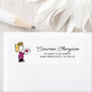 Search for sister return address labels Charlie brown's sister
