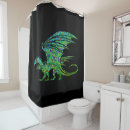 Search for dragon shower curtains Mythical creature