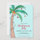 Search for palm tree christmas invitations Christmas in july