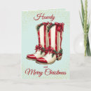 Search for cowboy boots christmas cards Southwest