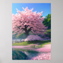 Search for blooming sakura tree Nature