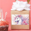 Search for cute unicorn stickers Watercolor