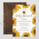 Search for rustic wood invitations Sunflower