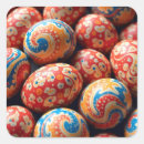 Search for red eggs stickers Easter