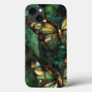 Search for butterfly wings iphone cases Green
