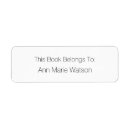 Search for name bookplates Simple