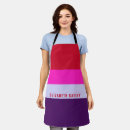 Search for purple striped aprons Stripes