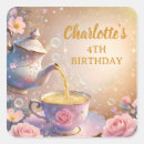Search for floral teacup stickers Garden party