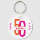 Search for fabulous birthday key rings 50 years old