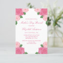 Search for pink mothers day invitations Rose