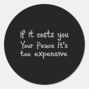 Search for expensive stickers Peace