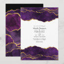 Search for purple geode wedding invitations Violet