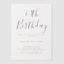 Search for elegant birthday invitations Typography