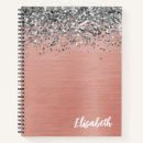 Search for metallic gold notebooks Bridal shower
