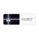 Search for cross return address labels Purple