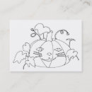 Search for halloween business cards Illustration