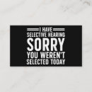 Search for funny sayings business cards Women