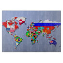 Search for world map chopping boards Travel