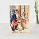Search for patriotic santa christmas cards Vintage