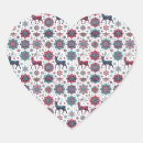 Search for geometric hearts stickers Pattern