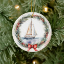 Search for sailboat christmas tree decorations Nautical