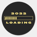Search for new year 2022 stickers New years day