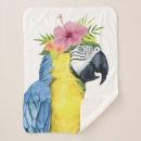 Search for parrot blankets Flowers