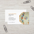 Search for embroidery business cards Pattern