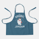 Search for vintage snowman aprons Kids cartoon