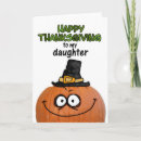 Search for for daughter thanksgiving cards Pumpkin