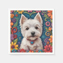 Search for westie napkins West highland terrier