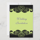 Search for scroll wedding invitations Green