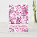 Search for bird birthday cards Pink