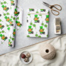Search for gnomes wrapping paper Leprechaun