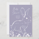 Search for rabbit baby boy shower invitations Cute
