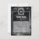 Search for hallowedding invitations Black and white