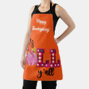 Search for neon orange aprons Pumpkin