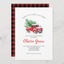 Search for red truck baby shower invitations Winter