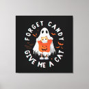 Search for funny cat canvas prints Pumpkin