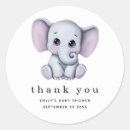 Search for baby elephant thank you stickers Modern