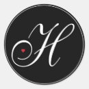 Search for letter h wedding stickers Elegant