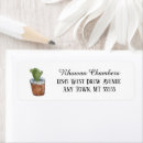 Search for cactus return address labels Succulent
