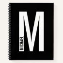 Search for black paper notebooks Masculine